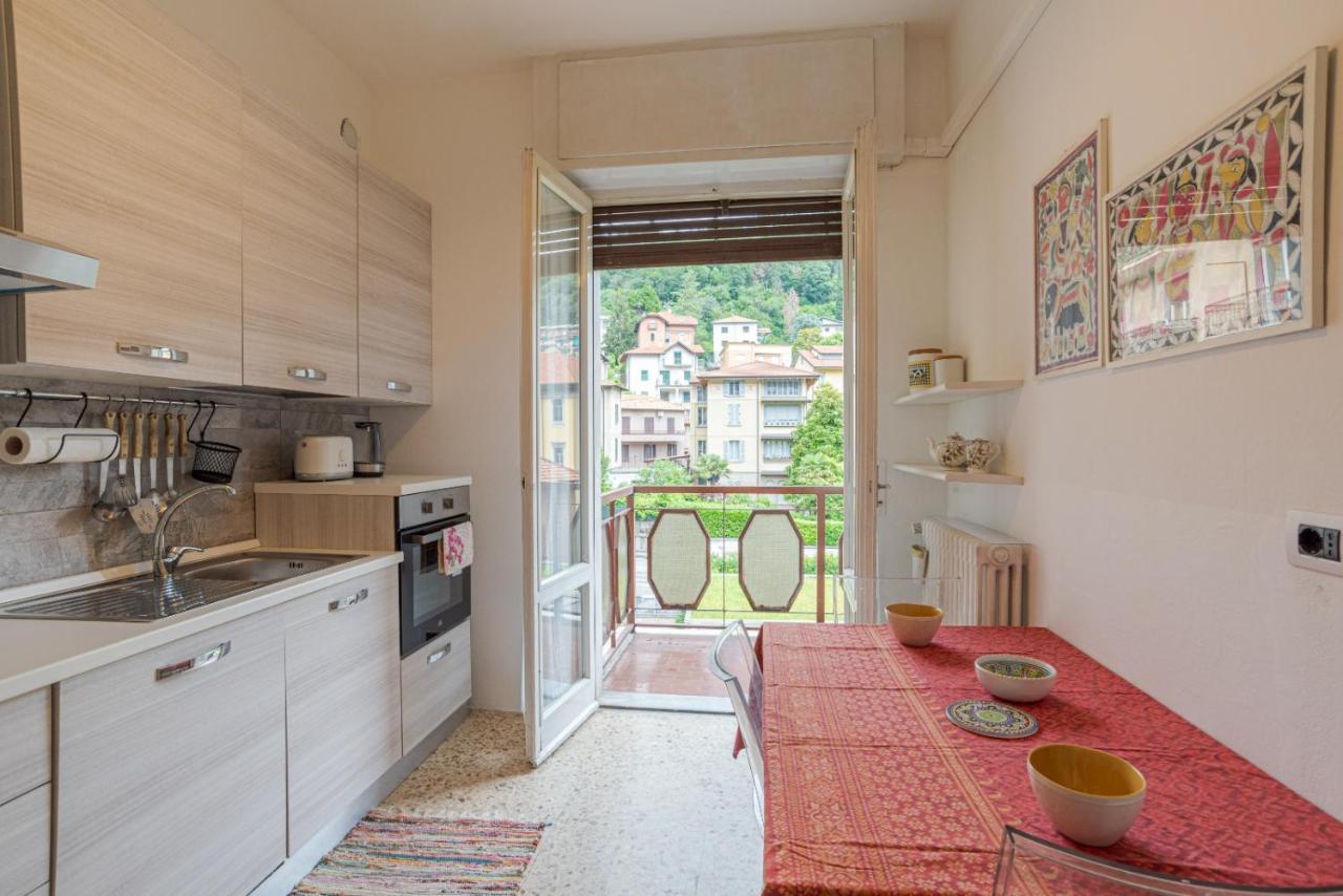 Lovely & Quiet Apartment - With Balcony & Parking Como Eksteriør bilde